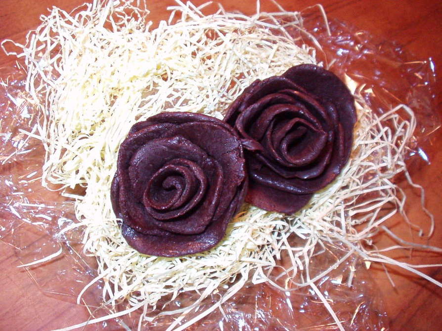 チョコ薔薇の画像