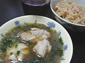 これって料理?*とりポンおろし鍋*