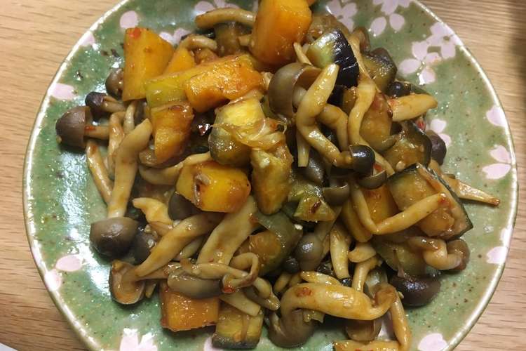 シンプル野菜炒め なす かぼちゃ レシピ 作り方 By Yoshimongo クックパッド