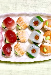 子どもの日☆鯉のぼり仕立ての手まり寿司