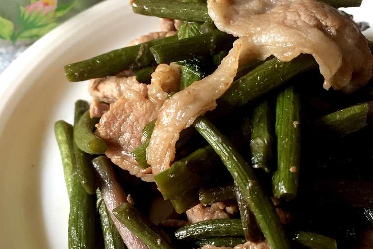 ♪しどけと豚肉の油炒め♪おひたしも♡ レシピ・作り方 By Ecopeco 【クックパッド】 簡単おいしいみんなのレシピが363万品