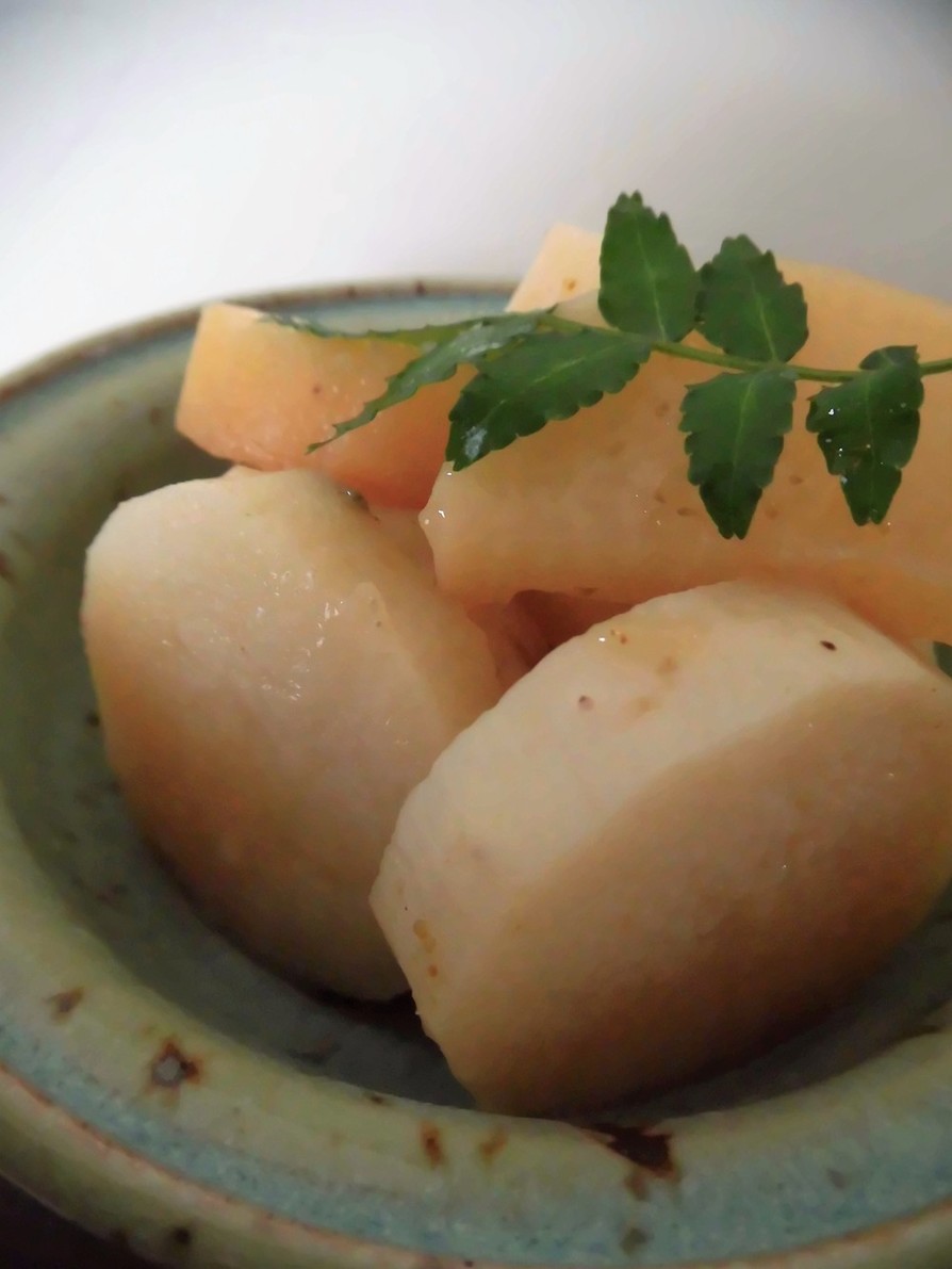 夕弁当♪大根と長芋の煮物～柚子胡椒風味～の画像