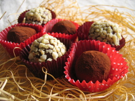 バレンタインに♡トリュフ