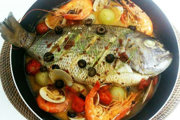 魚一匹簡単やっつけ料理アクアパッツァ レシピ 作り方 By しゃちょん クックパッド 簡単おいしいみんなのレシピが353万品