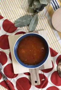 ダルスープ〜チャナダールとトマト缶で