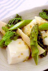 春野菜と豆腐の蒸しサラダ