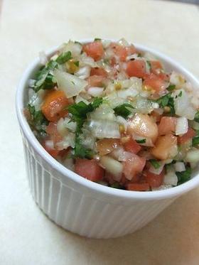 メキシコのフレッシュなサルサ