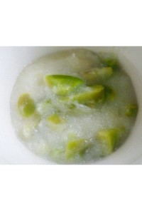 離乳食中期〜【空豆のクリームスープ】