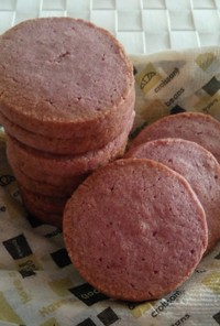 優しい甘さとサクホロ食感❀紫芋のクッキー