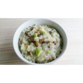 離乳食後期〜【キャベツの豆っこおじや】