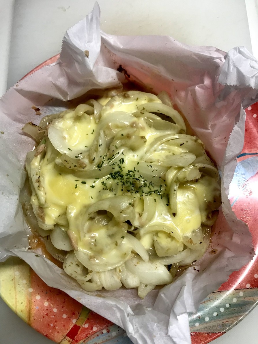 玉ねぎのチーズ焼きの画像