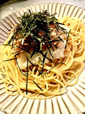 ツナと大根おろしのさっぱりスパゲティ✨