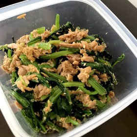 ほうれん草のツナ和え
