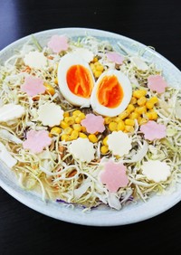 子供も喜ぶ♪お花畑ふるる冷麺