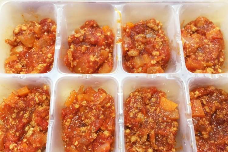 離乳食後期 大人ご飯にも ミートソース レシピ 作り方 By 料理ニガテ系女子 クックパッド