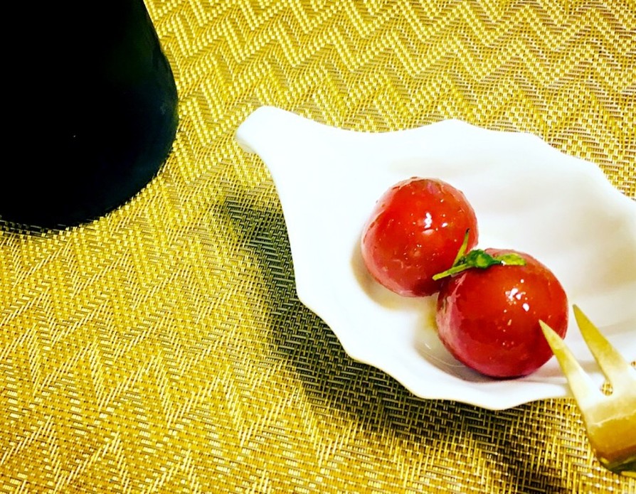 塩酒粕で♪ミニトマトのバルサミコ酢漬けの画像
