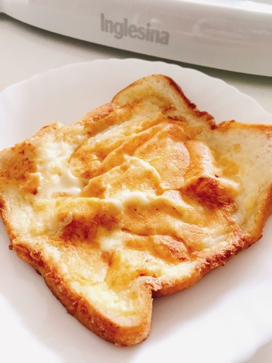 離乳食♪クロックムッシュ風チーズトーストの写真