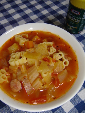 とまとスープ☆~ミネストローネ~