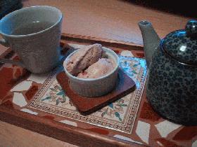 カシスアイスクリーム