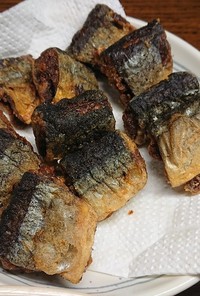秋刀魚のハーブソルト唐揚げ