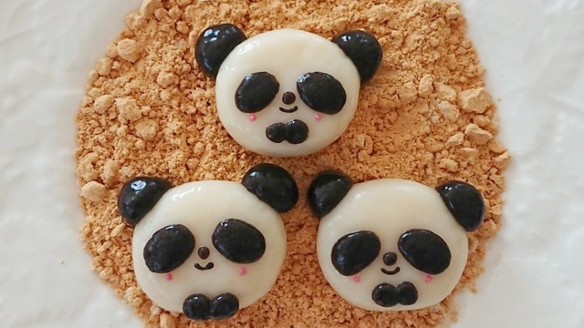 デコ白玉 パンダ 白玉団子 おやつ レシピ 作り方 By Zun Ko クックパッド 簡単おいしいみんなのレシピが350万品