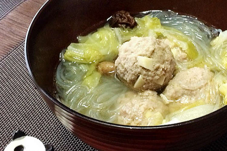 ヘルシー美味し 筍入り肉団子スープ レシピ 作り方 By Cmama クックパッド 簡単おいしいみんなのレシピが372万品