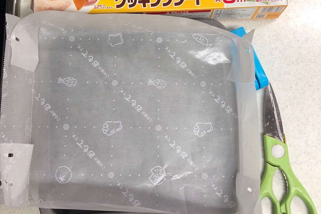 簡単 クッキングシートの敷き方 レシピ 作り方 By Seatome クックパッド 簡単おいしいみんなのレシピが378万品