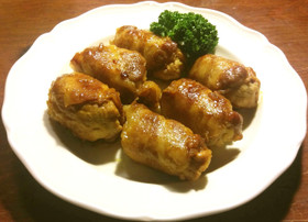 肉巻きおにぎりカレー味