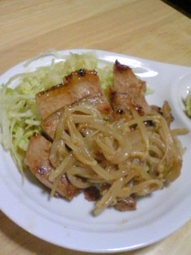 いつものしょうが焼きをさっぱりで☆