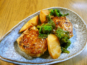 鶏つくね☆春のさっぱり焼き