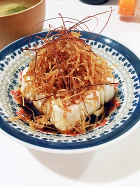 カリカリえのきの冷奴