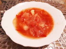 妊娠中の体重管理に♡トマトスープ