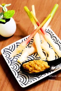 谷中生姜のごま味噌ディップ