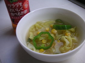 トマトはない?だけどトマト酢ープ♪