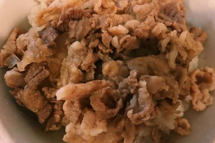 子どもパクパク うまうま牛丼 レシピ 作り方 By たいこ57 クックパッド 簡単おいしいみんなのレシピが370万品