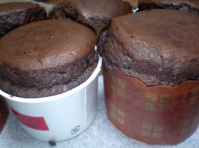 チョコカップケーキの写真