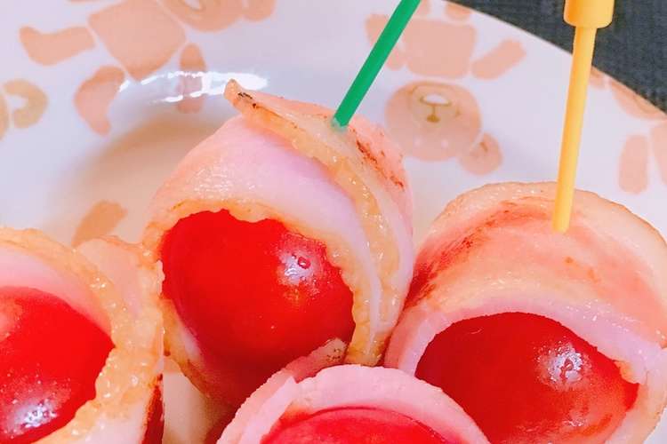 お弁当に ベーコンくるくるプチトマト レシピ 作り方 By ３匹の子ぶた クックパッド 簡単おいしいみんなのレシピが352万品