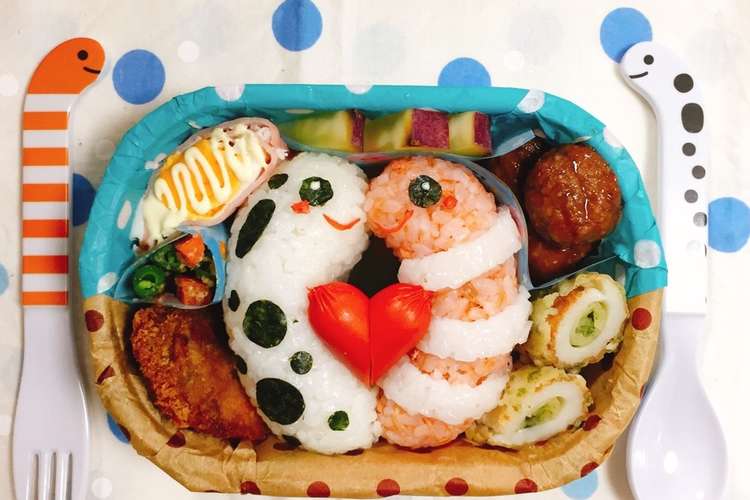 チンアナゴ ニシキアナゴ キャラ弁 レシピ 作り方 By 向日葵 桜 クックパッド
