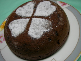 炊飯器 de ココアケーキ