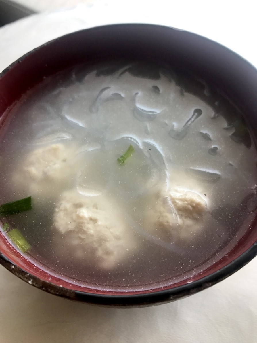 鶏団子スープの画像