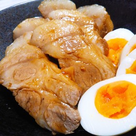 夏バテ予防☆豚肩ロースのスタミナ煮豚