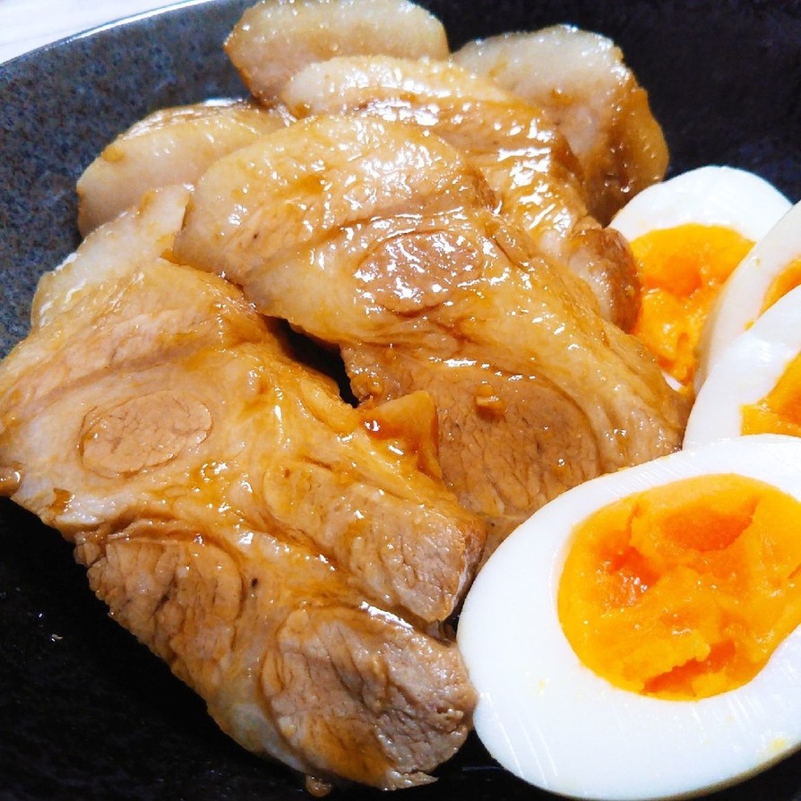 夏バテ予防☆豚肩ロースのスタミナ煮豚の画像