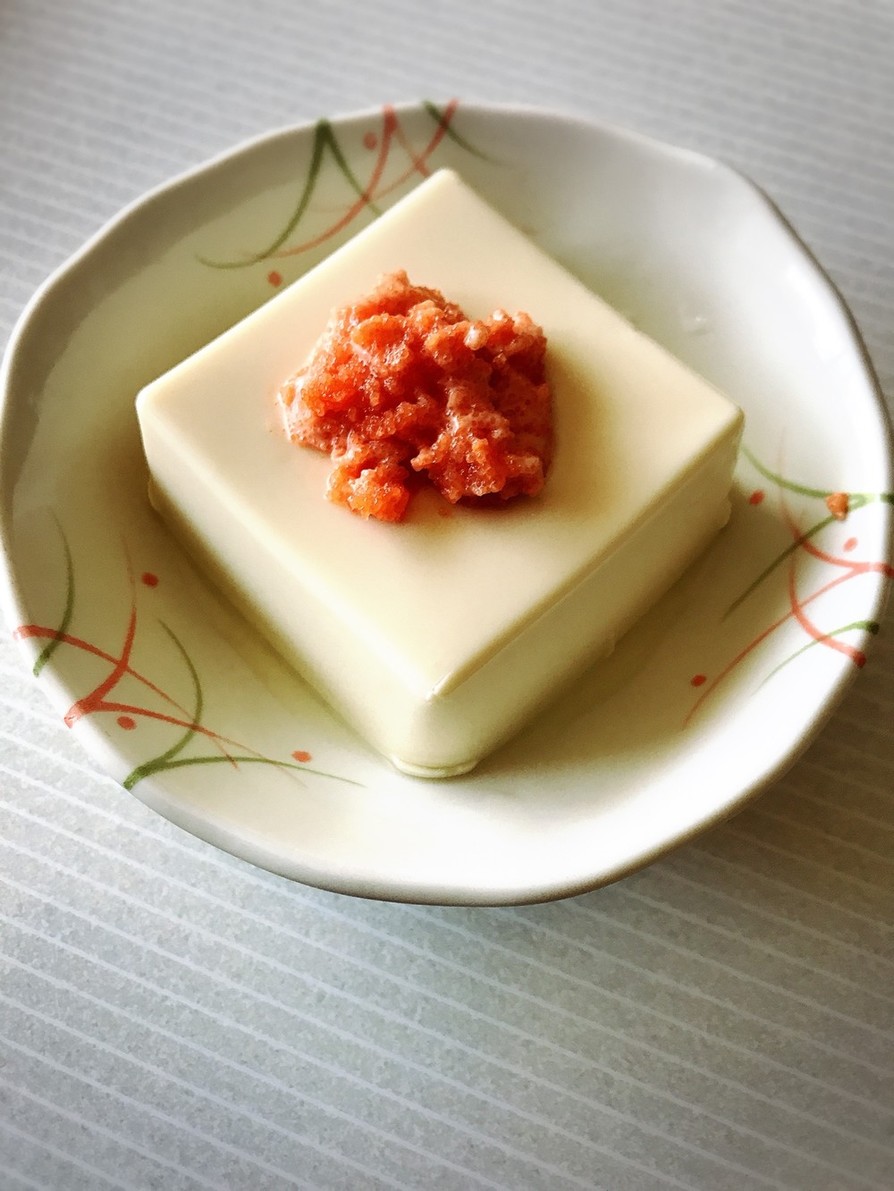 5分de明太子豆腐の画像