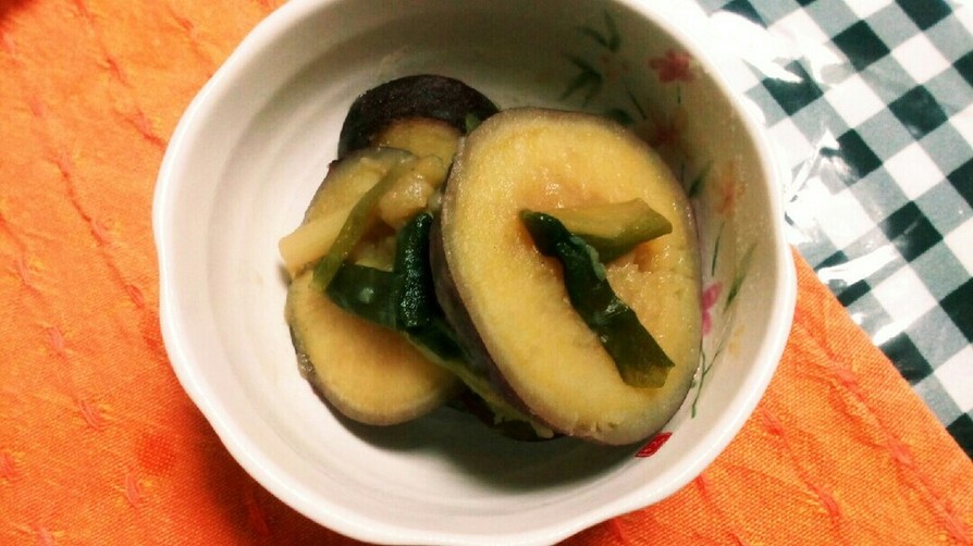薩摩芋の葱煮(パルスイート使用)の画像