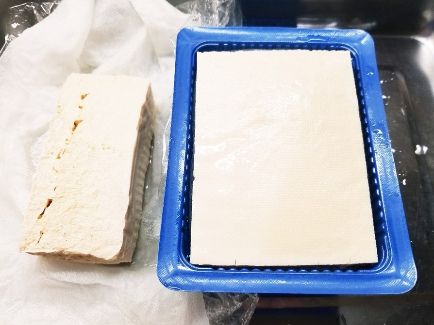 冷凍豆腐の作り方の画像