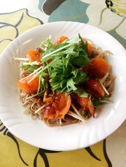ガーリックトマトと水菜のビビン冷麺♪受賞の写真