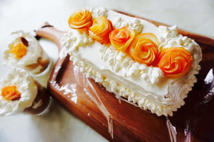 本格 りんごと紅茶のスポンジケーキ レシピ 作り方 By てろめあ0v0 クックパッド 簡単おいしいみんなのレシピが349万品