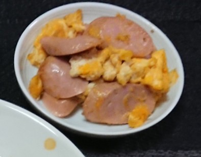 魚ニソと卵マヨ炒め☆簡単１品の写真