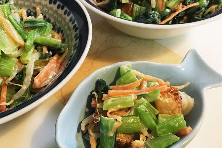 小松菜のみそマヨサラダ レシピ 作り方 By オトッペまま クックパッド 簡単おいしいみんなのレシピが356万品