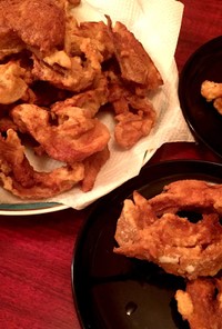 焼き麩（車麩）の唐揚げ